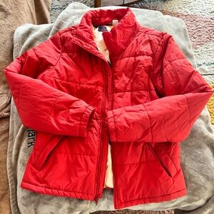 REI Women's Vibrant Red Puffer Coat